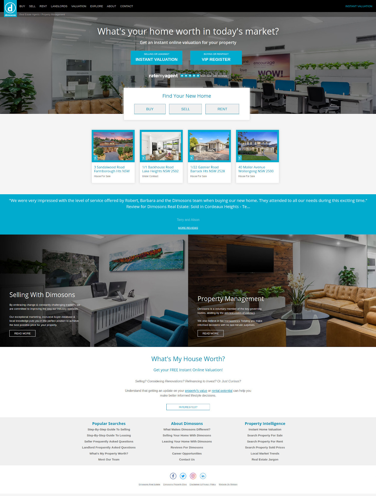 real estate web design company