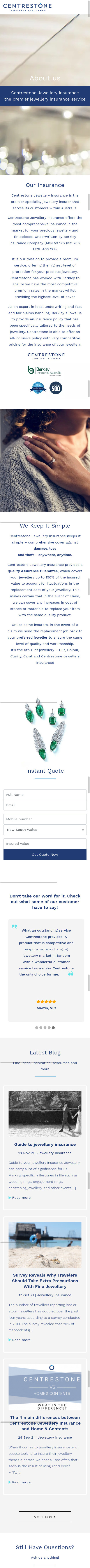 jewellery-insurance-website-design